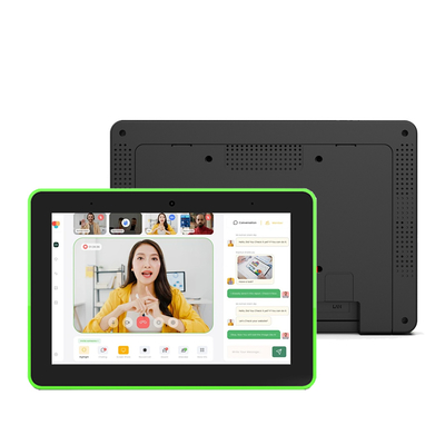 8 inch wandmontage business Touchscreen POE NFC Android tablet pc met LED licht Digitaal signage display vergaderruimte reserveringssysteem