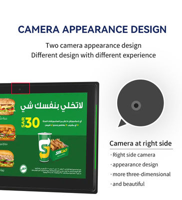 10.1 inch wand gemonteerde Android tablet pc met LED lichtbalk en RK3566 Quad Core voor conferentie display