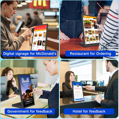 15.6-inch NFC Retail Tablet Rockchip quad core L-vormige Android tablet computer Restaurant andere