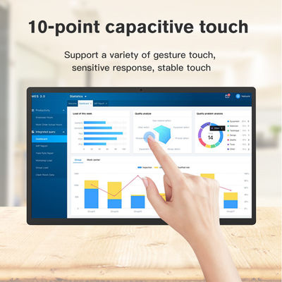 15,6 inch Android 14 tablet pc wandmontage touchscreen RK3576 Commerciële Display