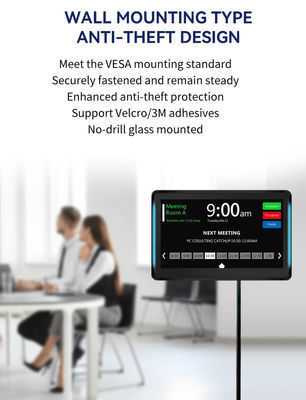 15,6 inch wandmontage POE stroom RK3566 Android tablet pc LED-licht vergaderruimte reserveringssysteem