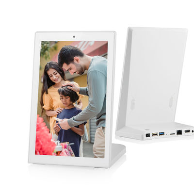 8 inch L-vorm zakelijke kiosk Touchscreen Android tablet pc klantenservice Feedback voor hotel restaurant