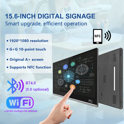 21,5-inch FHD Smart Classroom-display met RK3568 quad-coreprocessor en 4 GB RAM en 64 GB opslag