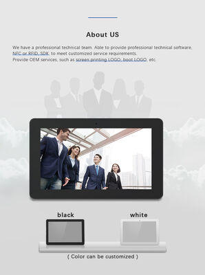 wandmontage 32-inch digitale signage reclamedisplay android tablet pc POE NFC wifi functie