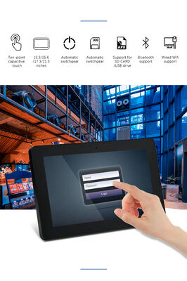 wandmontage 32-inch digitale signage reclamedisplay android tablet pc POE NFC wifi functie