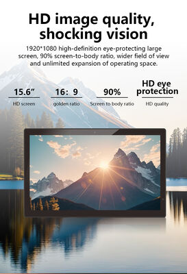 Wandmontage 15,6 inch 1080p IPS Windows 10 OS tablet pc POE NFC RJ45 Wi-Fi touchscreen zakelijke reclame display