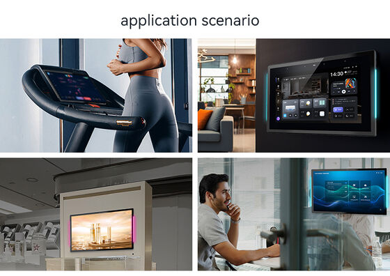 15,6 inch RK3566 Quad Core Android Tablet PC met LED-lichtbalk voor wandmontage in vergaderruimtes