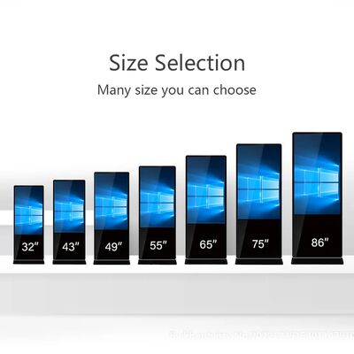 43 Inch Vloerstaande Digitale Signage LCD Reclame Displays Touchscreen Smart Kiosk Poster Speler voor Winkelcentrum