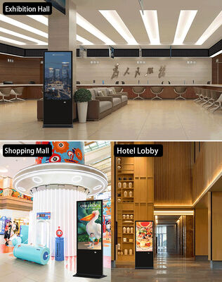 43 Inch Vloerstaande Digitale Signage LCD Reclame Displays Touchscreen Smart Kiosk Poster Speler voor Winkelcentrum