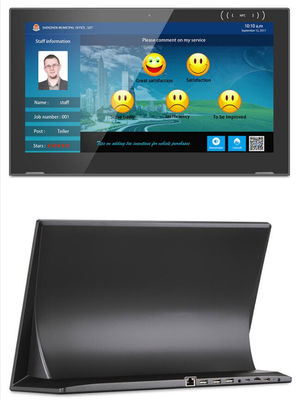 15,6-inch SEO NFC Retail Tablet Rockchip L-vormig Android 11 Restaurant Menutablet