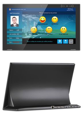 17 inch Poe NFC L-stijl Android-tablet-pc voor restaurantbestellingen voor POS-detailhandel