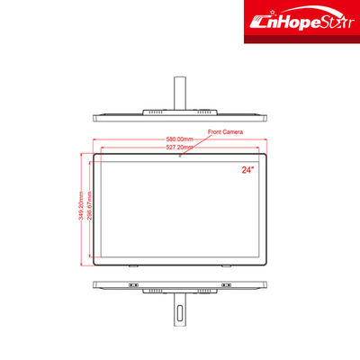 27-inch wandmontage alles-in-één touchscreen computer met 5ms responstijd voor interactieve displays