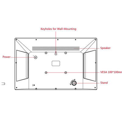 17.3 inch RK3399 Wandgebouwde Android Tablet met POE-ondersteuning en Full HD Touchscreen