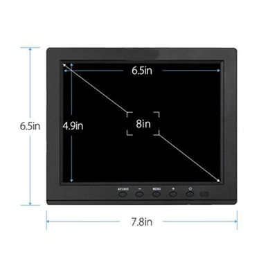 Hopestar 8-inch LCD CCTV Monitor met BNC, AV, HDMI en USB-invoer