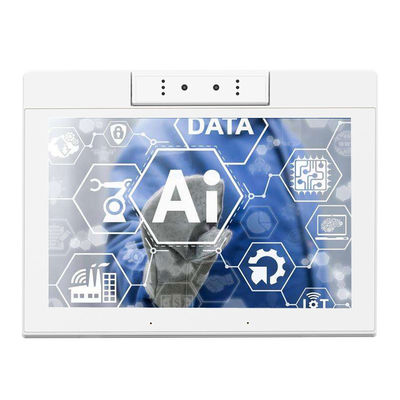 10.1 inch L-vormige RK3566 POE NFC Android 11 Tablet PC Desktop Witte restaurant besteltablet met dubbele camera