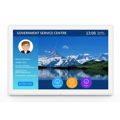 10-inch desktop L-vorm 1080p Android-tablet met PoE HDMI voor commercieel gebruik
