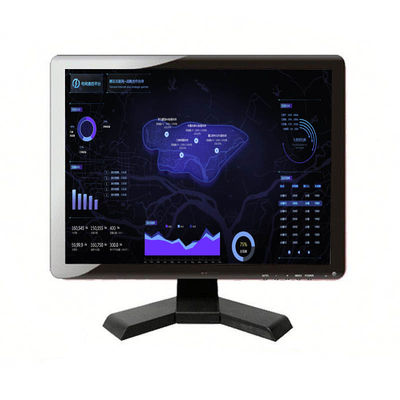 Hopestar 15-inch LCD CCTV-monitor met BNC, USB, HDMI-invoer    High-resolution Industrial Security Display