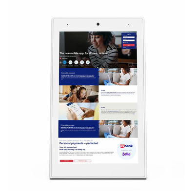8 inch L-type Desktop Android Tablet RK3399 CPU Touch Screen Tablet voor Restaurant Hotel