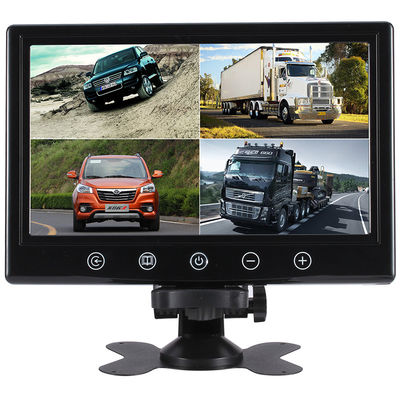 9-inch HD LCD-auto-monitor met 4 video-invoeringen, ideaal voor bussen en vrachtwagens