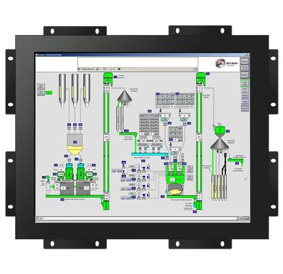 12-inch open frame touchscreen monitor met hoge helderheid voor industriële en commerciële systemen