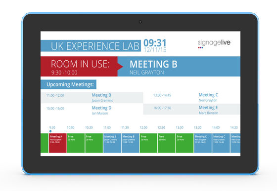RK3288 Quad-Core Android Tablet met 10-punts capacitieve touch en LED Light Bar voor industrieel gebruik