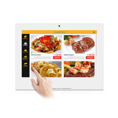 10.1 inch RK3288 NFC POE Android-bureaubladtablet L-type restauranttablet
