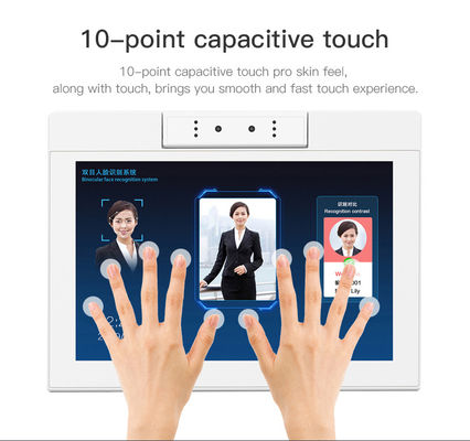 desktop L-vorm 14 inch RK3288 RK3399 All-in-one Android tablet pc 4G LTE wifi touchscreen restaurant bestelkiosk