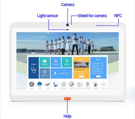 10.1-inch Android 8.1 Medische tablet PC met IPS-scherm en handhaving van oproepen voor ziekenhuisgebruik