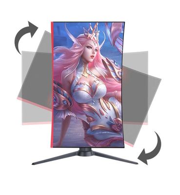 kwaliteit  27 Inch 165Hz Gaming Desktop Monitor HDMI DP Interfaces Rotating Stand fabriek