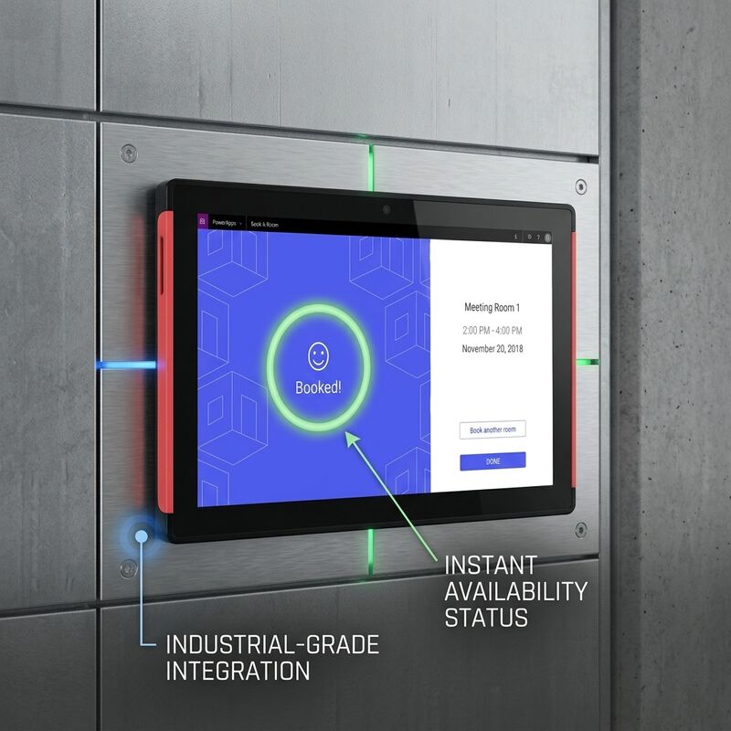 15.6 inch RK3566 Conference Room Tablet met POE Power en dubbelzijdige verlichting