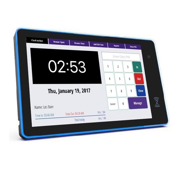 13,3 Inch RK3568 Conferentieruimte Schema Display Tablet met 5.0M/P Camera en Omringend LED-licht