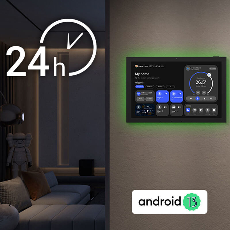 Smart Home 15,6 inch Android wandmontage tablet met optionele NFC