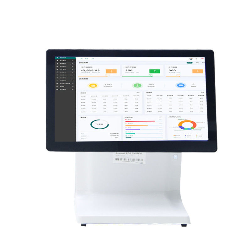 15,6 inch kassa-automaat met capacitief touchscreen Retail Pos-systeem RK3568 8+128GB Supermarkt Windows Pos-terminal