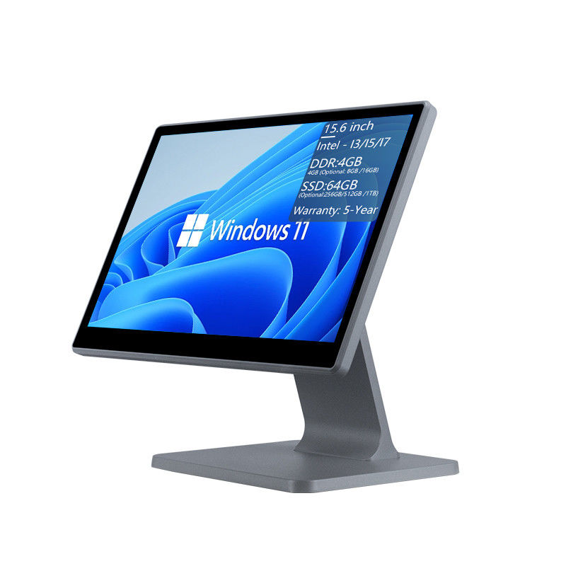 4GB DDR3 Geheugen 15,6 inch Point of Sale POS Terminal voor Restaurant Alles-in-één Touch POS Machine Windows POS Systemen