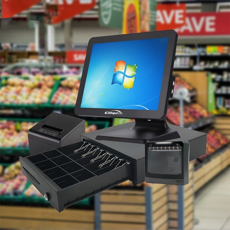 Thermische transferprinter en klantendisplay voor probleemloze contante betalingen in POS-systeem van winkelcentra