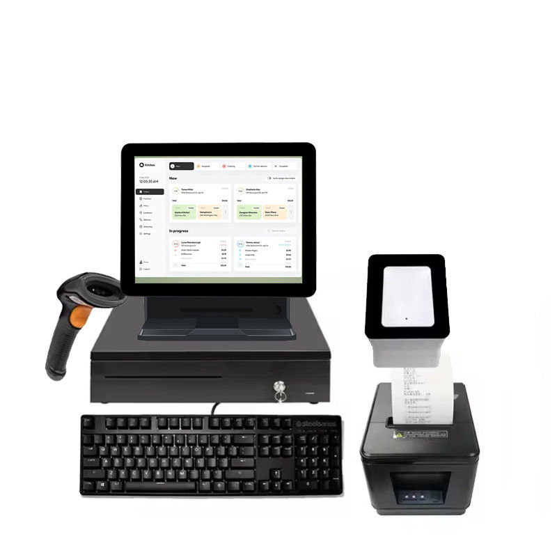 Geavanceerd 15,6" Touchscreen POS-systeem met klantendisplay Software Betalingsterminal Kassaregistermachine