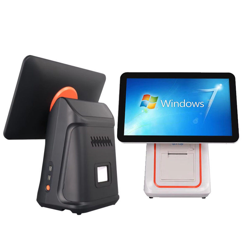 Retail Restaurant Billing Machine 15,6 inch Dual Screen POS-systeem met Windows-besturingssysteem en Android POS