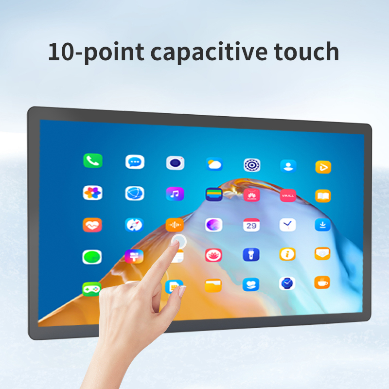 ultradunne 32-inch commerciële digitale signage reclamedisplay touchscreen Rockchip quad-core Android tablet PC POE NFC WIFI