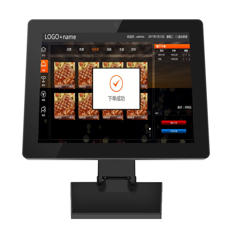 1.6GHz Quad Core Android POS Tablet met 15 inch touchscreen en 10-punts capacitieve touch
