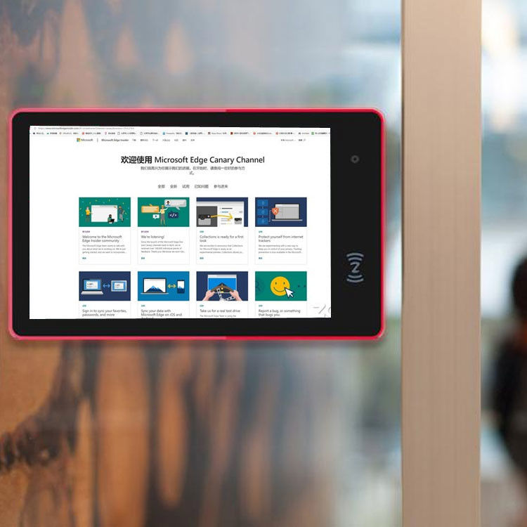 10.1 inch IPS-scherm Android tablet met RK3288 quad-core processor en POE RJ45-connectiviteit voor vergaderruimtes en digitale signage