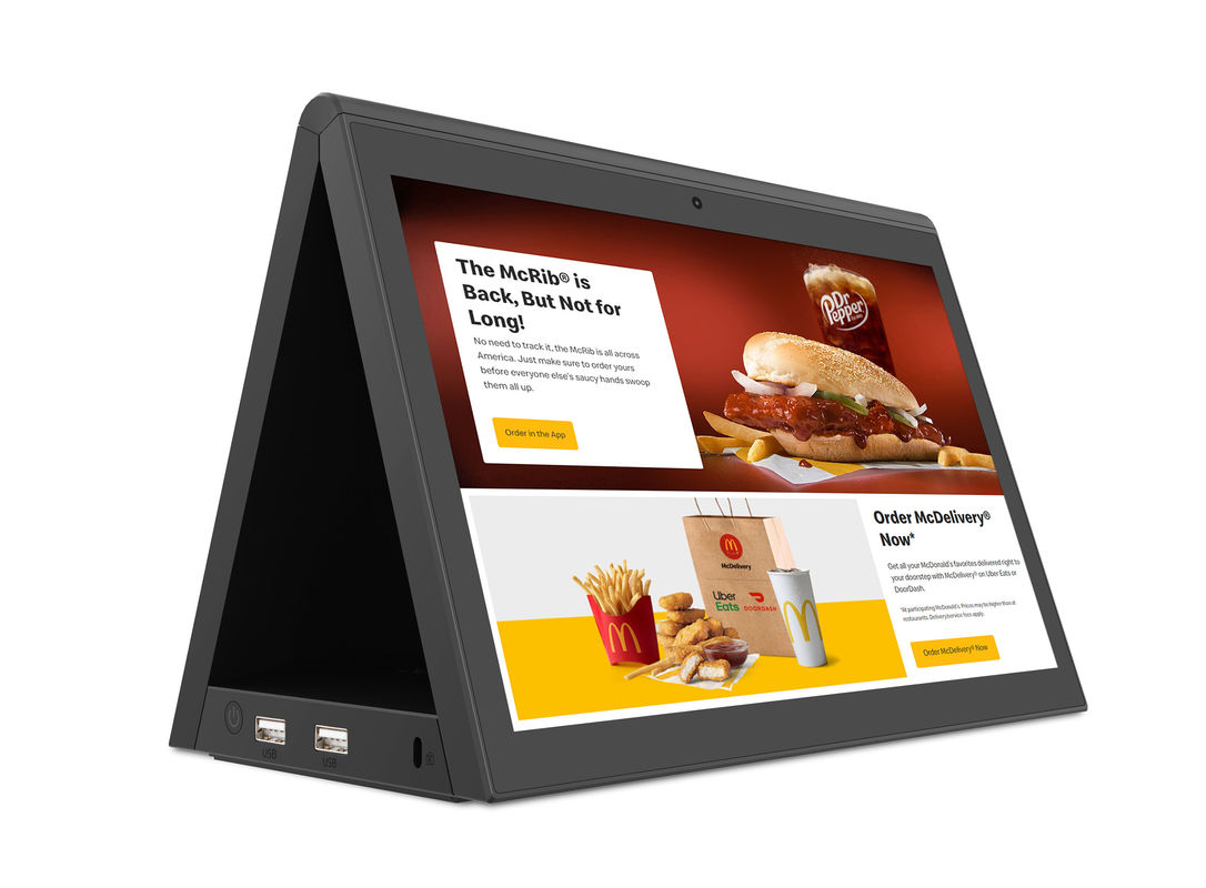 10 inch Android Tablet met Dual Screen RK3288 Desktop POE Advertising Tablet PC