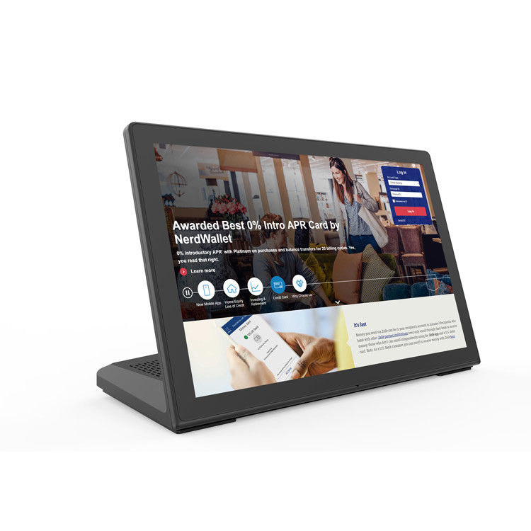 8-inch L-vormige Android tablet met IPS touchscreen voor commercieel gebruik
