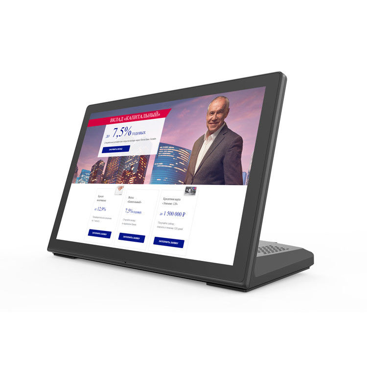 10-inch desktop L-vorm 1080p Android-tablet met PoE HDMI voor commercieel gebruik