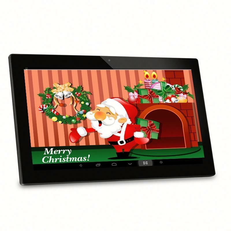 Aan de muur gemonteerde kiosk 5ms 12V 3A All-in-one Android tablet pc touchscreen POE NFC RJ45 Commerciële tablets