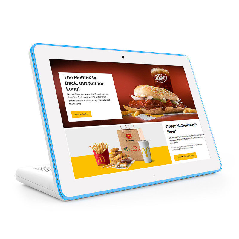 10.1" IPS Touchscreen Android Tablet PC met NFC RFID Reader en LED Light Bar voor interactieve terminals